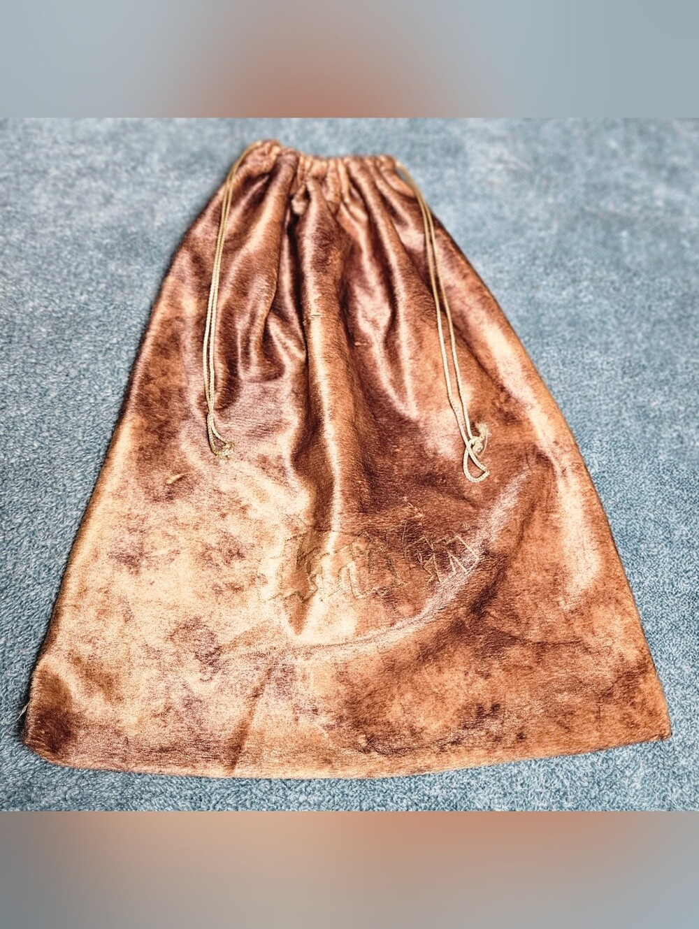 Authentic Beymen Club Deriden Plush Short Fur Velvet Luxury Dust Bag 14.5x11.5